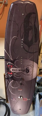 Hydroslide Black Widow Wakeboard 144cm Blank Lake River Decor - Image 1 of 4