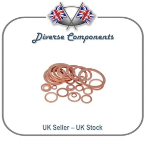 Copper Sealing Washer/Crush Washer 1.0mm DIN 7603 A - Picture 1 of 1