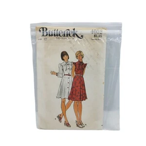 Vestido vintage Butterick talla 12 sin cortar patrón #4052 - Imagen 1 de 2