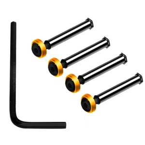 Cooling Fan Mount Screws Metal Computer Radiator Fan Screws Set for PC Case Fan - Photo 1/10