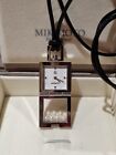 Mikimoto baby Pearl Pendant Watch, Stainless Steel,Box & Guarantee. FabCondition