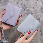 Short Wallets PU Leather Luxury Tassels Pendant Wallet Hasp Wallet Card Hold _cu