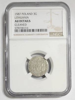 1/24 Taler 1687 Poland Kurland Friedrich Casimir Kettler Latvia Germany 166 - Image 1 of 4