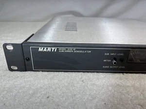 Marti Electronics SCD-10 Subcarrier Demodulator broadcast gear SCD 10 - Zdjęcie 1 z 8