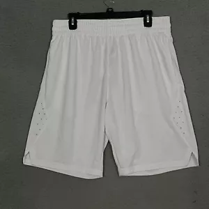 Pantalones Cortos Activos CSG Hombres XL Blanco Baloncesto Cintura Elástica Cordón - Imagen 1 de 14