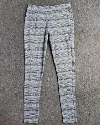 Kavu Leggings Womens Size Small Gray Aztec Geometric Pants Ankle Base Layer Knit - Image 1 of 4