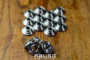 Kawasaki ZX12R / ZX10 / ZX11 Titanium Retainers - ABUSO - Picture 1 of 2