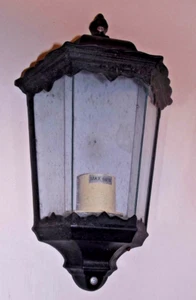 lampione applique ferro battuto x ingresso esterno garage ecc disponibile coppia - Imagen 1 de 3