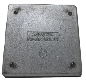FSK-2B-CM APPLETON PLANO 2 BANDAS HIERRO FUNDIDO MALEABLE CAJA DE ZINC MONTAJE HORIZONTAL - Imagen 1 de 4
