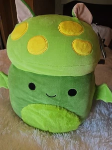 Original 14-Inch Earling Neon Green Mushroom Bat - Official Jazwares Plush (L... - Picture 1 of 8