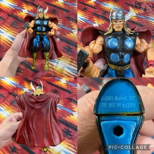 Marvel Legends Thor Odinson 7” Action Figure 2003 Toy Biz Thor Hammer - Picture 1 of 24