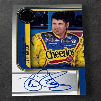 Tarjeta autografiada Jeff Green PACK PULL CHEERIOS PETTY FIRMAS DE PASE DE PRENSA 2005 Foto 1 de 2