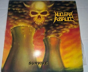 Nuclear Assault, Survive, Vintage Vinyl LP, 1988 - Foto 1 di 7