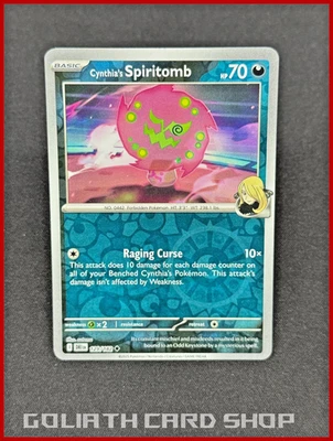 Cynthia's Spiritomb 129/182 Reverse Holo - Sv10: Destined Rivals Pokémon TCG - Image 1 of 2