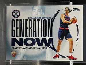 2025-26 Topps Yanic Konan Niederhauser Generación Ahora Inserto de Novato #30 - Imagen 1 de 1