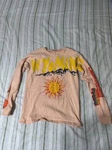 Ye 2018 Wyoming Scribble Long Sleeve By Kanye West (Ye) & Wes Lang - Picture 1 of 3