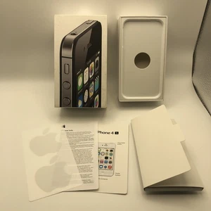 Original Apple iPhone 4- 8GB Black Replacement BOX ONLY -NO iphone included - Picture 1 of 7