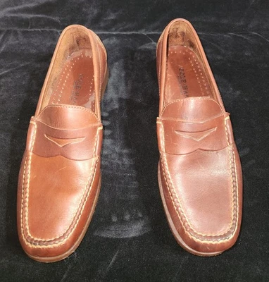 Mocasines Cole Haan de cuero marrón 8N Foto 1 de 4