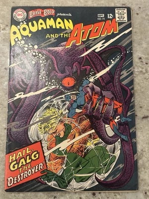 Brave And The Bold 73 1967 DC Comics Aquaman Mera Aqualad Vulko Atom Nice Copy - Image 1 of 3