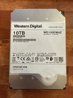 Western Digital WD100EMAZ 10TB 5400 RPM Hard Drive - Image 1 of 4