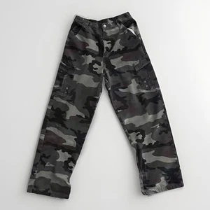Vtg Faded Glory Cargo Pants Regular Fit Camouflage Boys Sz Xl (18) - Picture 1 of 5