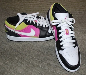 Nike Men's Air Jordan 1 Low Splatter CW5564-001 Basketball Shoes - Size 11.5 - Picture 1 of 9