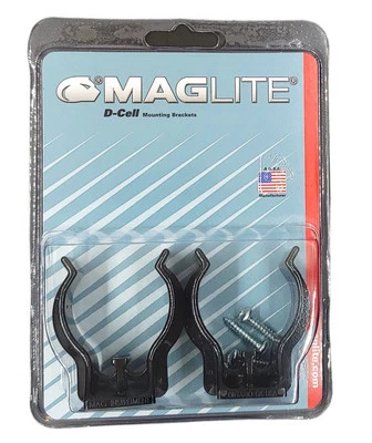 Linternas Maglite de celda D soportes de montaje universales abrazadera paquete de 2 ASXD026 Foto 1 de 2