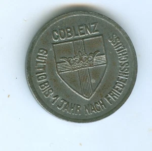 ALEMANIA 1918 COBLENZA 25 PENIQUES - Imagen 1 de 2