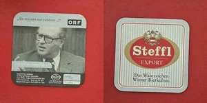 Steffl Ich bin der Meinung Brauerei Bierdeckel Coaster Beermat - Bild 1 von 1