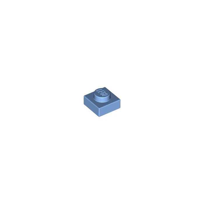 Lego - Medium Blue 1x1 - Plate - Image 1 of 1
