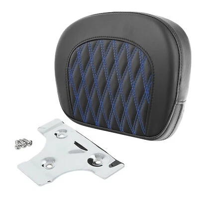 Almohadilla de respaldo de barra Sissy para pasajero apta para Harley Davidson Road King Electra Glide Foto 1 de 2