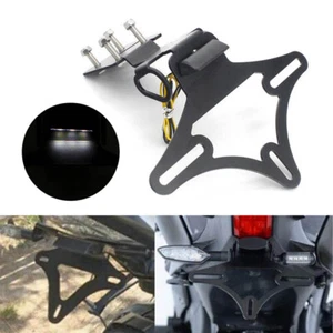 Rear Fender Eliminator Licence Plate Holder w/LED Light For Yamaha YZF R6 17-20 - Picture 1 of 10
