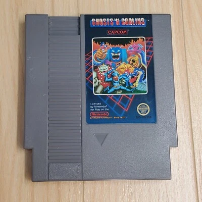 Ghosts 'N Goblins Video Game (Nintendo NES 1986) Authentic Cartridge Tested - Image 1 of 4
