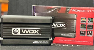 DB Drive WDX5500.5 (MINI Amplifier) 5-Channel Speaker & Subwoofer Amplifier - Picture 1 of 5