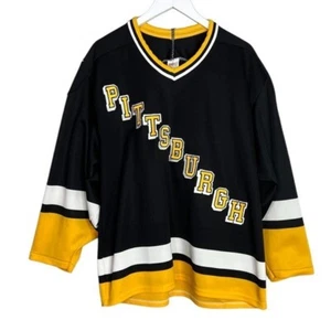 Vintage Pittsburgh Penguins Jersey CCM Pittsburgh Penguins NHL Size large #66 - Picture 1 of 7