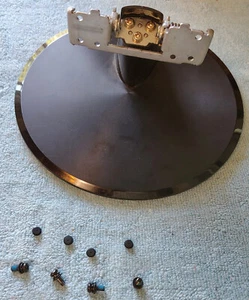 Black Asus VS278H-P Monitor Screen Display Stand Base & Screws, Hole Covers 2019 - Picture 1 of 7