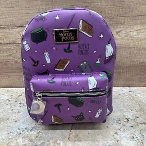 Bioworld Disney Hocus Pocus Mini Backpack Hot Topic Purple NWT - Picture 1 of 12
