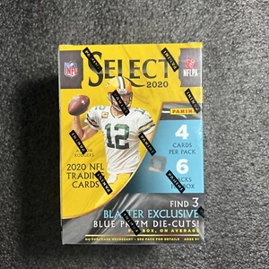 2020 Panini Select Football Factory Sealed Blaster Box Burrow/Herbert/Hurts ? - Picture 1 of 4