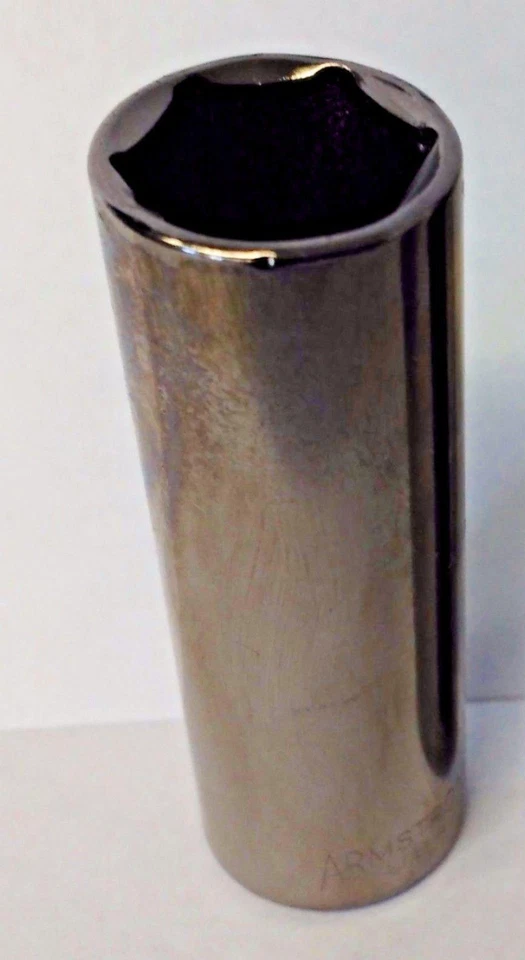 Armstrong 10-216A 1/4" Drive 6 Point Deep Socket 1/2" USA - Image 1 of 1