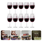 20pcs Miniature Wine Glasses Resin Dollhouse Accessories