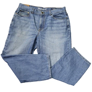 Jeans Chaps Denim Calce Relajado Azul Lavado Medio Cremallera Mosca 38x30 (38x28.5 real) - Imagen 1 de 24