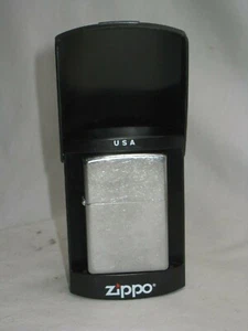 ZIPPO L 06 lighter U.S.A. made w/ case original single blank chrome - Picture 1 of 10