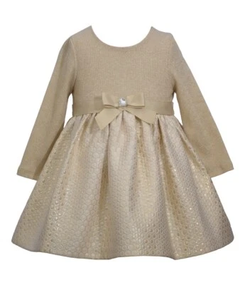 Vestido Bonnie Jean dorado Foto 1 de 4