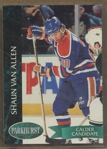 1992-93 Parkhurst #288 Shaun Van Allen  Edmonton Oilers Rookie