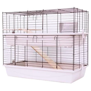 Kaninchen- und Meerschweinchenkäfig GRENADA mit 2 Etagen 100 x 55 x 93 cm - Bild 1 von 9