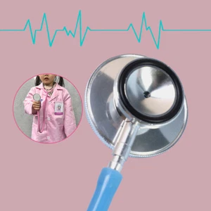 Metal Stethoscope Head Auscultation Head Medical Cardiology Stethoscope Heads - Picture 1 of 11