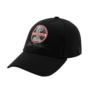 Cappello Mustang Cobra Flexfit berretto da baseball nero stampato logo emblema M/L - Foto 1 di 5