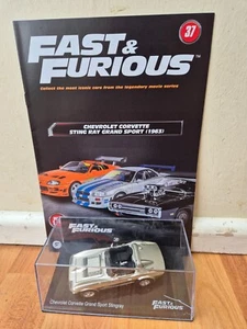 1/43 ALTAYA FAST AND FURIOUS CHEVROLET CORVETTE GRAND SPORT STING RAY CAR #37 - Picture 1 of 3