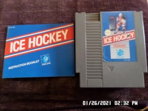 Ice Hockey: Juego Nintendo NES con Manual de Instrucciones - Imagen 1 de 2