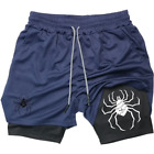 Anime Hunter X Hunter Gym Shorts For Men Breathable Spider Performance Shorts Su